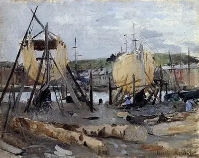Boats under Construction Berthe Morisot
